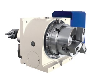 三爪油壓夾頭搭配回轉缸